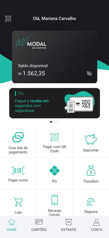 Banco Modal — Seguros digitais · pela YouB5